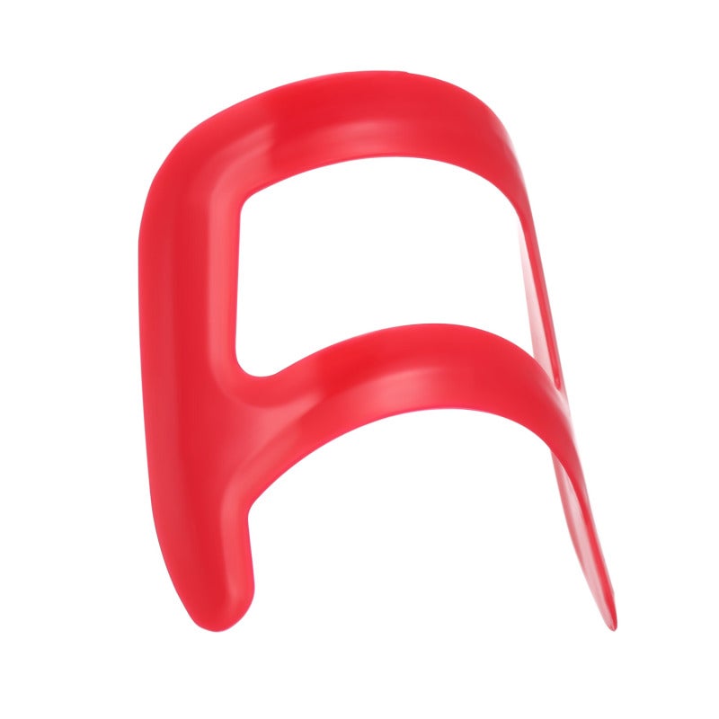 Beard Shaping Tool: Red Premium Plastic, Flexible Sturdy Portable - Beard Line Grooming Essential for Home Salon Use & Men’s Gift Occasions - Image 3