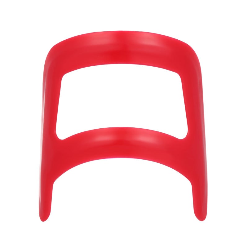 Beard Shaping Tool: Red Premium Plastic, Flexible Sturdy Portable - Beard Line Grooming Essential for Home Salon Use & Men’s Gift Occasions - Image 1