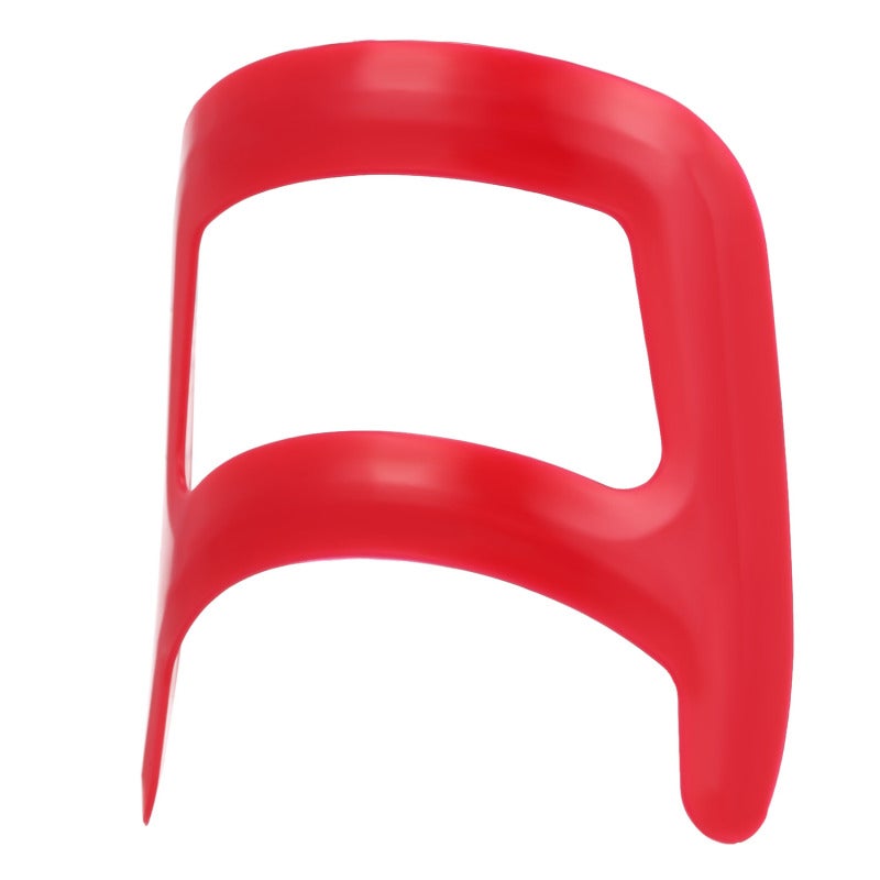 Beard Shaping Tool: Red Premium Plastic, Flexible Sturdy Portable - Beard Line Grooming Essential for Home Salon Use & Men’s Gift Occasions - Image 2