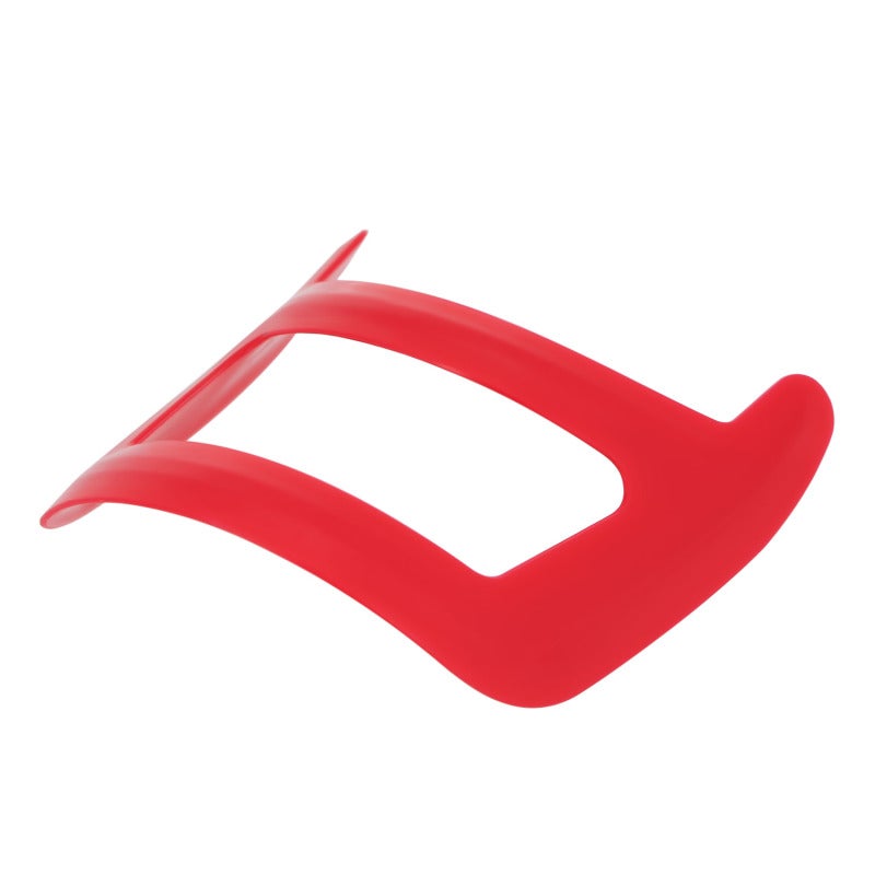 Beard Shaping Tool: Red Premium Plastic, Flexible Sturdy Portable - Beard Line Grooming Essential for Home Salon Use & Men’s Gift Occasions - Image 4