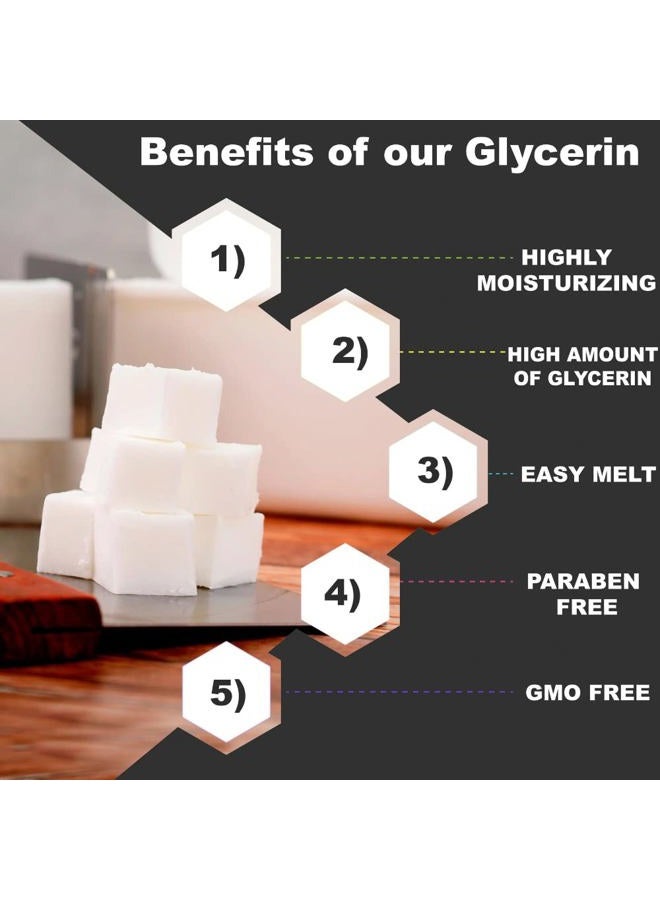 Primal Elements White Soap Base - Moisturizing Melt and Pour Glycerin Soap Base for Crafting and Soap Making, Vegan, Cruelty Free, Easy to Cut, Unscented - 5 Pound - Image 5