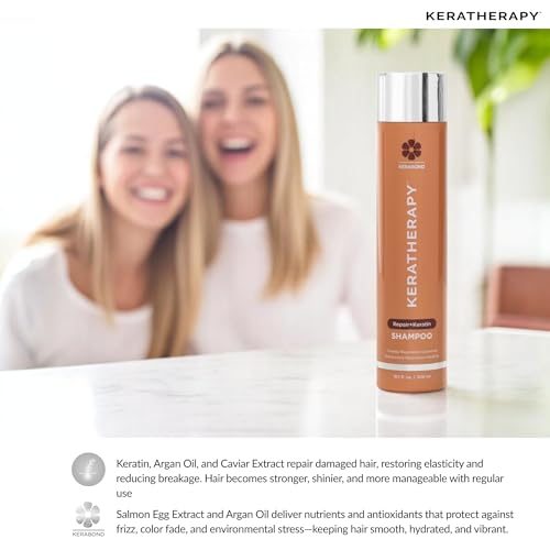 KERATHERAPY Keratin Infusion Repair Conditioner, 10.1 fl. oz., 300 ml - Repairs Dry, Damaged or Frizzy Hair with Caviar Extract, Argan Oil & Kerabond - Image 5