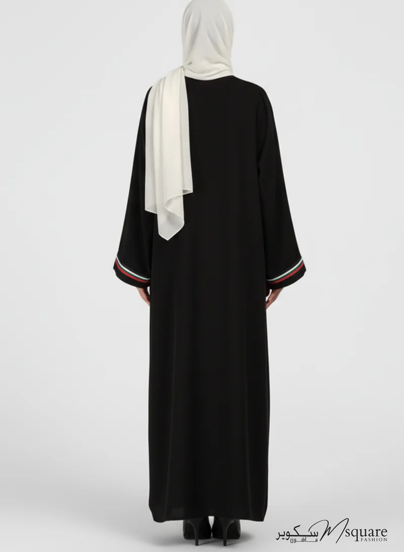 MSquare Fashion  UAE Flag Design National Day Abaya for Women for Women | Best Price UAE