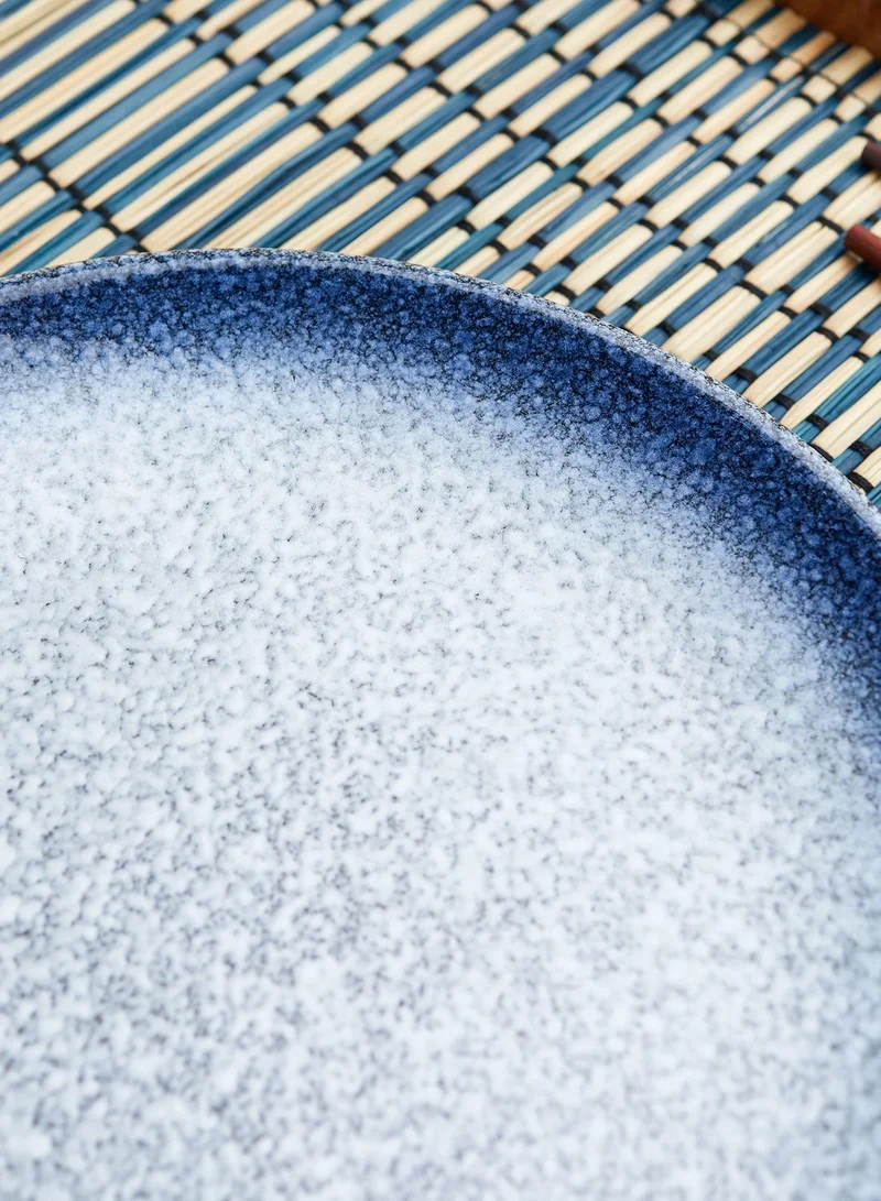 Noire Edit Blue Glaze Dinner Plate