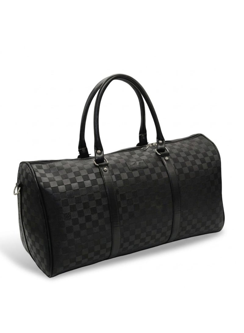 Sleek Black Duffel BAG