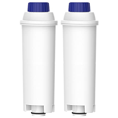 AquaCrest AQUA CREST Coffee Water Filter, Replacement for De'Longhi Filter, TÜV SÜD Certified, 5513292811, DLS C002, CFL-950, SER3017, ECAM/ETAM Series, EC680, BCO420 (Pack of 2） - Image 1