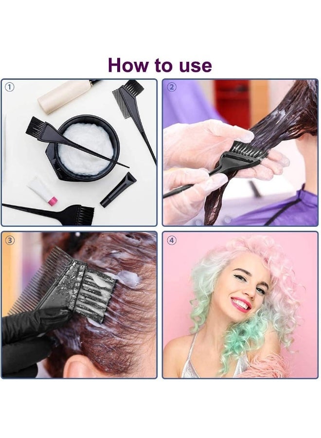 MOMENT Hair Dye Color Brush And Bowl Set, 4Pcs Color Bowl Brushes Tool Mixing Bowl Kit Tint Comb For Hair Tint Dying Coloring Applicator  - Image 4