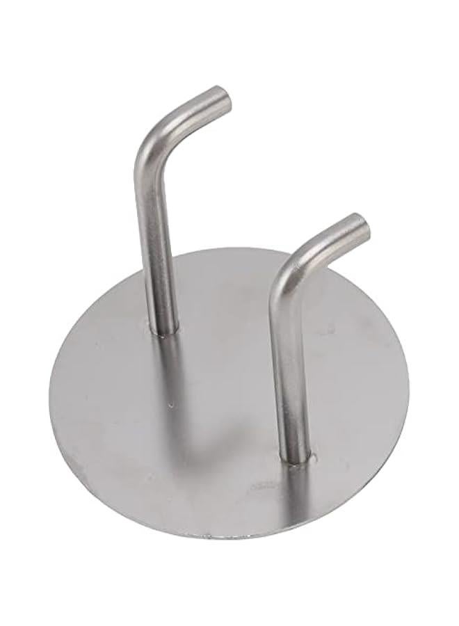 Coffee Portafilter Rack, Stainless Steel Self Adhesive Dish Drying Rack, Coffee Portafilter Holder Tools Wall Rack Coffee Filter Holder Hanger Decoration Wall Mounted Rack - Image 4