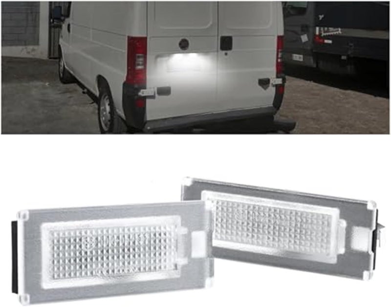Wivplex 2pcs License Plate Light for Citroen Jumper - Image 2