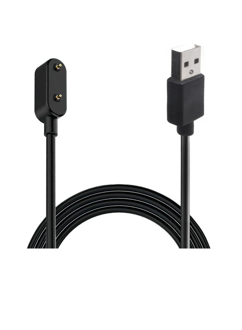 1Pack Charger Compatible with Huawei Band 10 9 8 7 6/Honor Band 10 9 7 6/Honor Watch ES/Huawei Watch Fit Mini 5X Smartwatch, Magnetic USB Charging Cable 3.3ft, Replacement Charging Cable Cord ,Black - Image 1