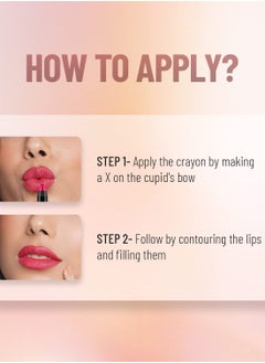 Swiss Beauty Swiss Beauty Matte Long Lasting Crayon Lipstick Mauve On 3.5G  - Image 5