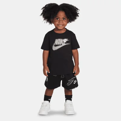 Nike Kids' Club Brand Energy T-Shirt and Shorts Set