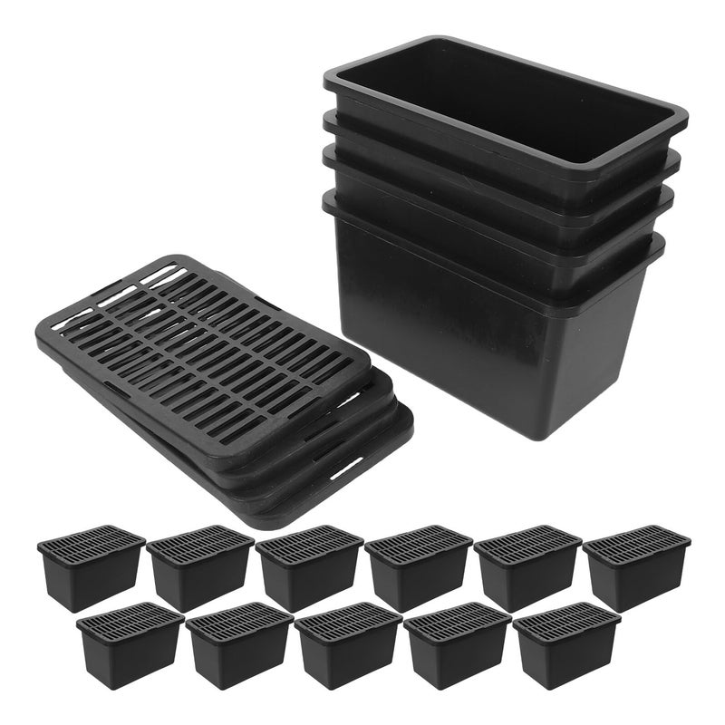 15 Pcs Small Pet Travel Carrier Box with Lid for Reptiles Turtles Lizards Hamsters - Image 2