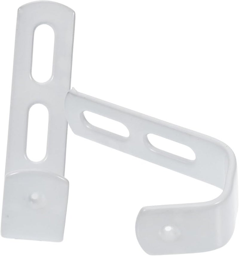White Coated Metal Ladder Hooks For Bunk Bed Loft Bed Space Saving Easy Install - Image 2