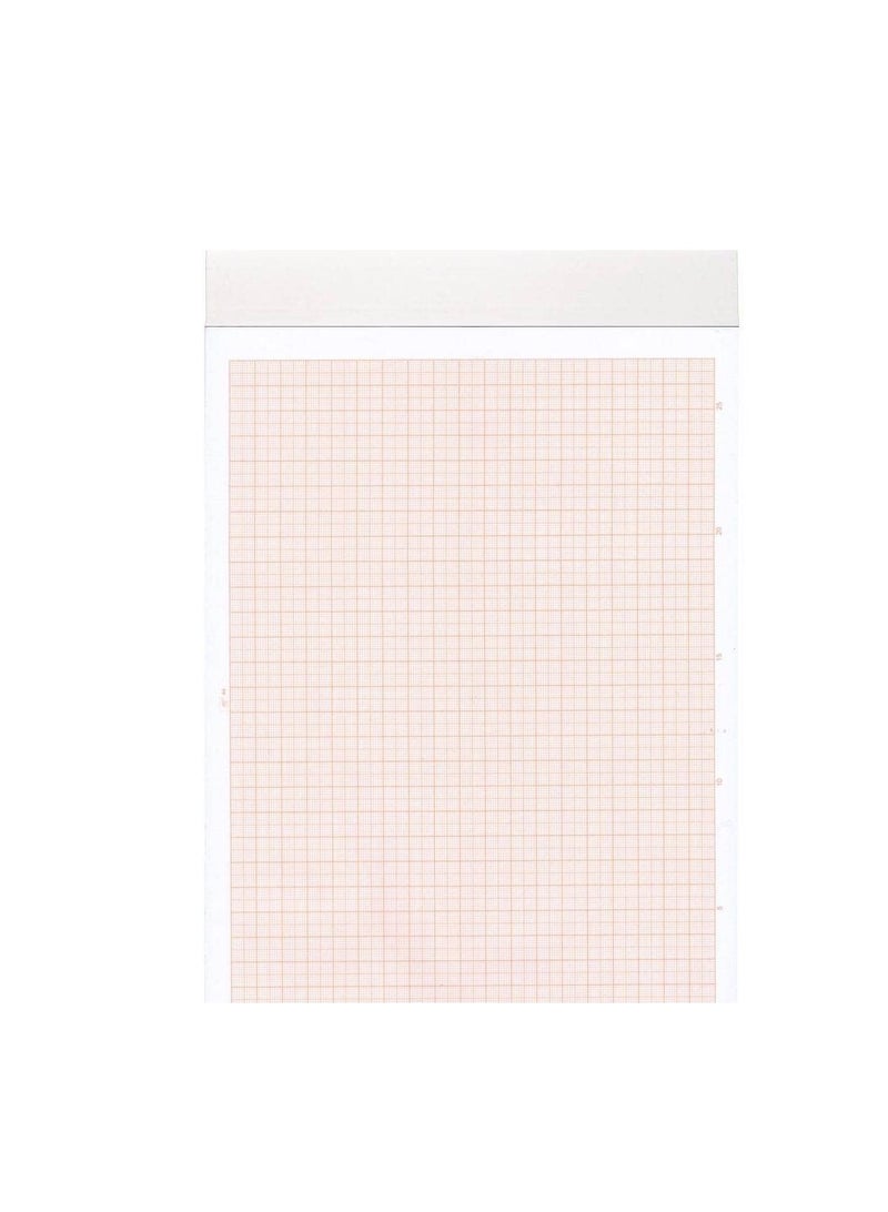 MARKQ Graph Paper Pad, A4, Squared Grid Paper book for Mathematics, Science, Engineers, Drawing, School Supplies, 50 Sheets  - Image 1