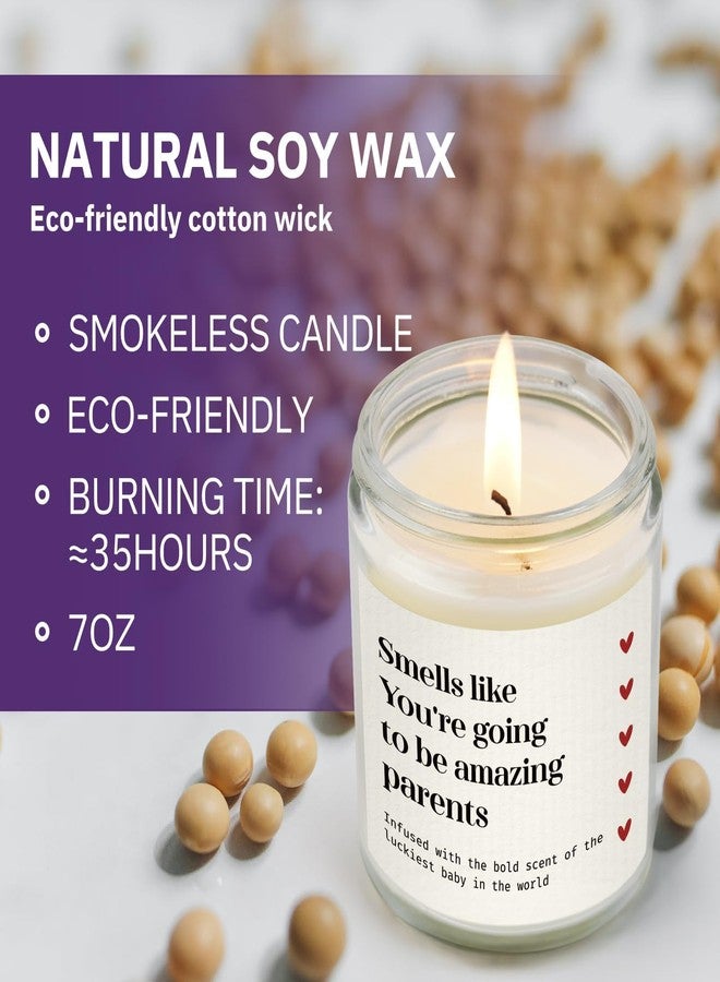 SteadStyle New Parents Gifts for Couples, Soy Wax Lavender Scented Candle - Gender Reveal Gifts for Parents to Be (7oz) - Image 3