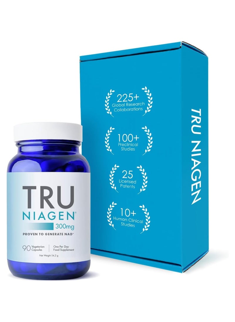 TRU NIAGEN TRU NIAGEN Nicotinamide Riboside NAD+ Supplement, Patented Formula NR, 300 mg per capsule / 300 mg per serving 30 days (3 months / 1 bottle)  - Image 1