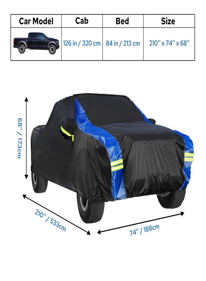 Avecrew Truck Cover Waterproof, All Weather for Truck Cover for Automobiles, Pickup Truck Cover Rain Snow UV Dust Protection(Up to 210""), RZ-21-PM - Image 4