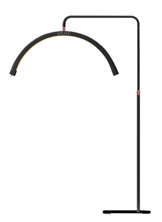 Eyelash LED Floor Light, Half Moon Lamp for Lash Extension, Lighting for Beauty, Skincare, Lashes, Eyebrows, Filming Content Creation, with Adjustable Brightness & Height, Black - pzsku/ZF5BE3B9A671695F052E3Z/45/_/1729777181/6c90c3ae-27f1-4d13-8a58-7bb9a47279ce