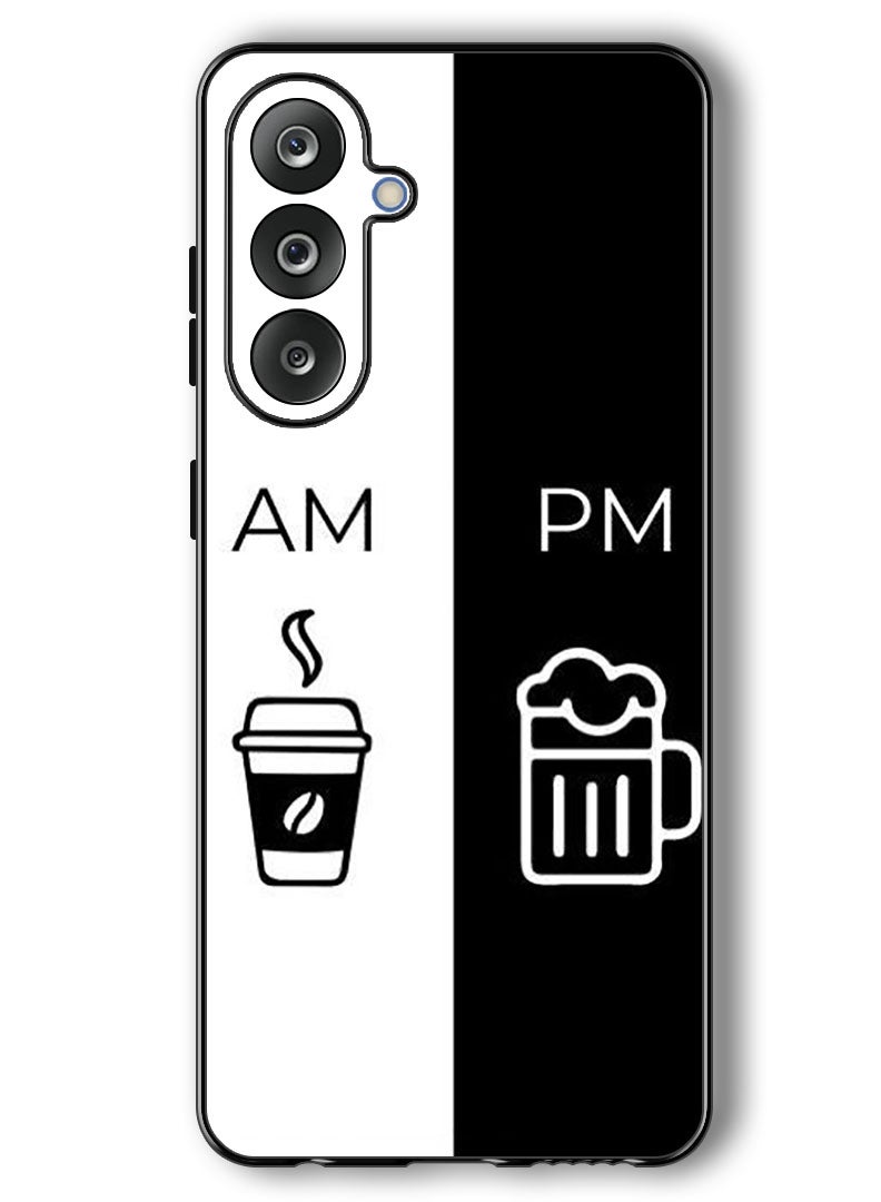 Theodor Case Compatible with Samsung Galaxy F36/ M36 6.7 Inch Protection Shockproof Bumper Cover AM - PM - Image 1