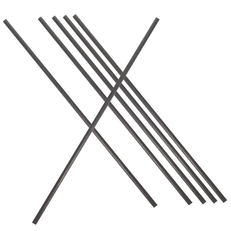 قضبان من ألياف الكربون 4x200 مم 6 قطع فضية لطائرة نموذجية سيارة قارب مجموعة حرف يدوية DIY - Image 2