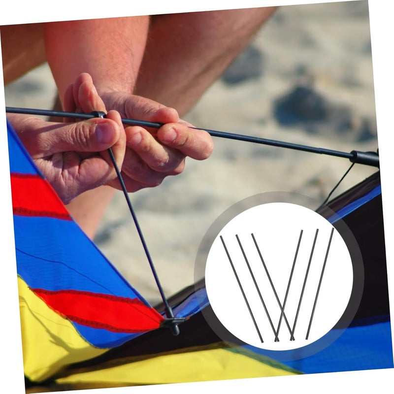 قضبان من ألياف الكربون 4x200 مم 6 قطع فضية لطائرة نموذجية سيارة قارب مجموعة حرف يدوية DIY - Image 4