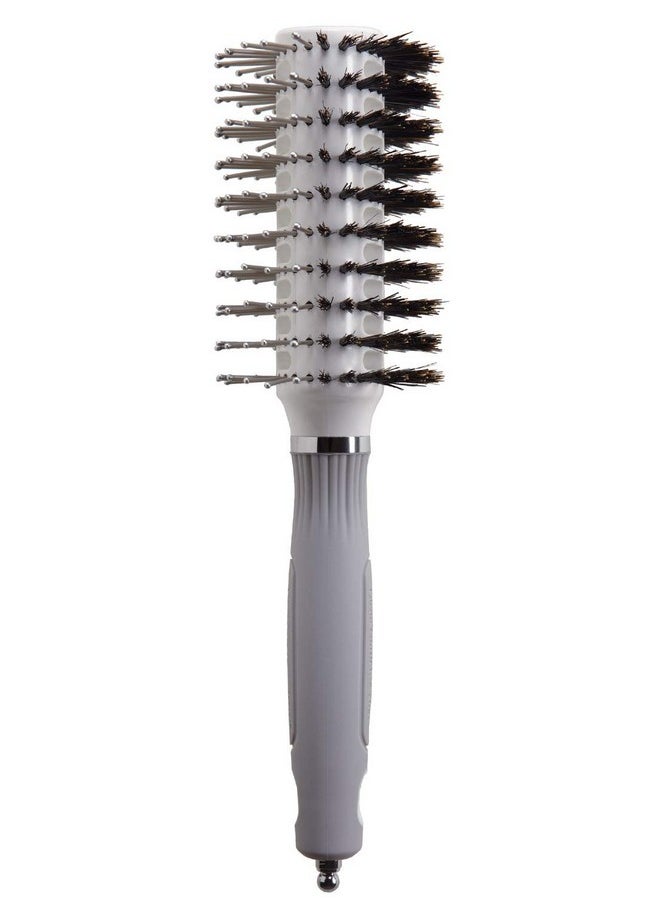 Olivia Garden - Turbo Vent Oval Twin & 100% Boar Hair Brush Ciovl-Twinmd (Twin Medium) - Image 1
