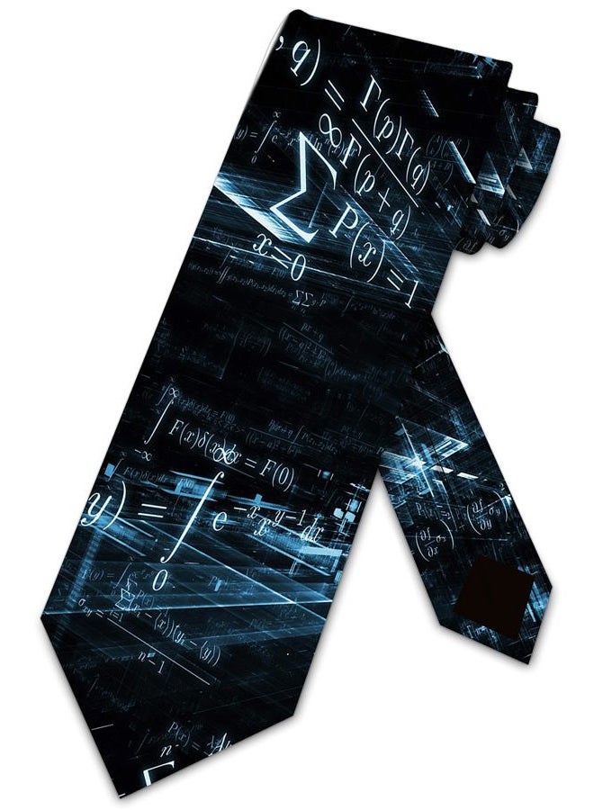 Three Rooker Math Ties Mens Science Education Necktie - Image 1