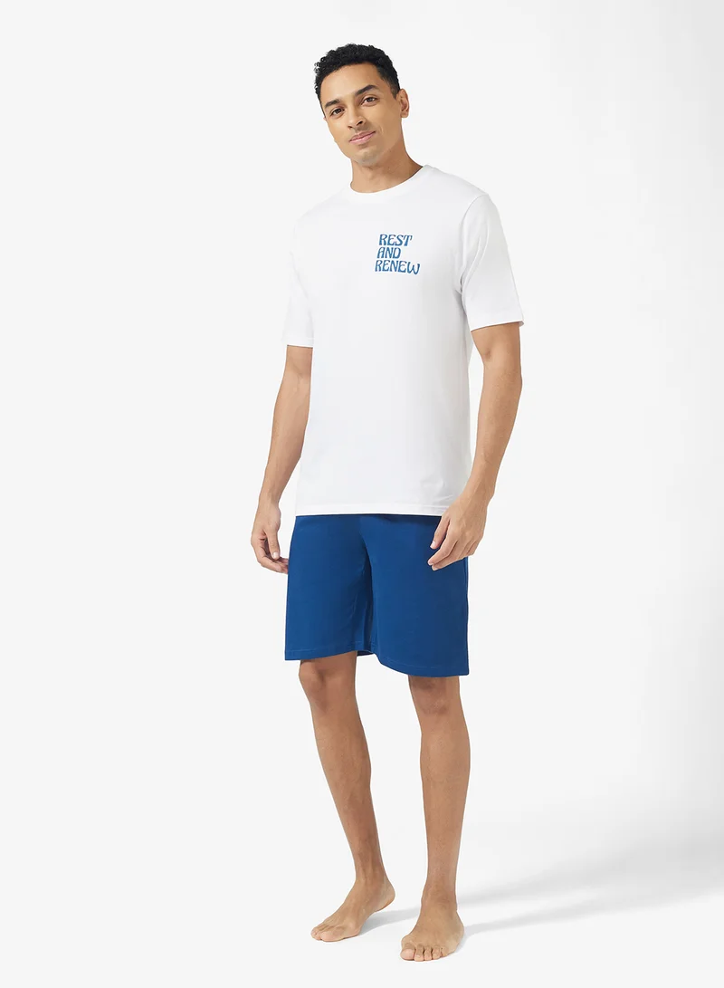 Robert Wood Nightwear T-Shirt & Shorts Sets
