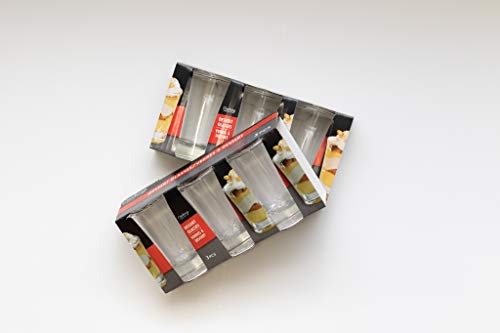 Cooking Concepts Set of 6 Dessert Glasses / Dessert Shot Glasses / Shooters - Image 2