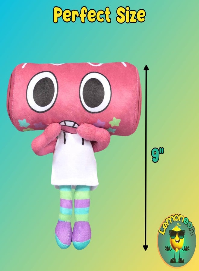 Lemoneon 9" Cosmo Plush Stuffed Figure Pillow for Video Game Fans Room Decor with a Sticker Set - Image 2