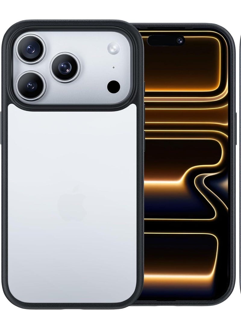 iPhone 17 Pro Max Case 6.9 Inch, Grade Shockproof Drop Protection, Translucent Matte Back Anti-Fingerprint Slim Thin Phone Cover for Clear. - Image 1