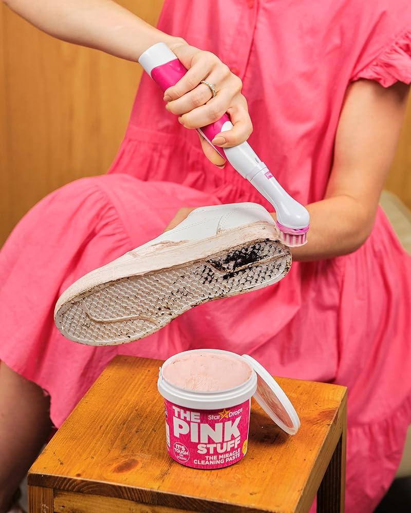 Stardrops - The Pink Stuff - The Miracle Scrubber Kit - 4 Cleaning Brush Heads - Image 2