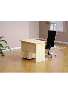 Mahmayi MP1 120x60 Writing Table With Drawers - Oak