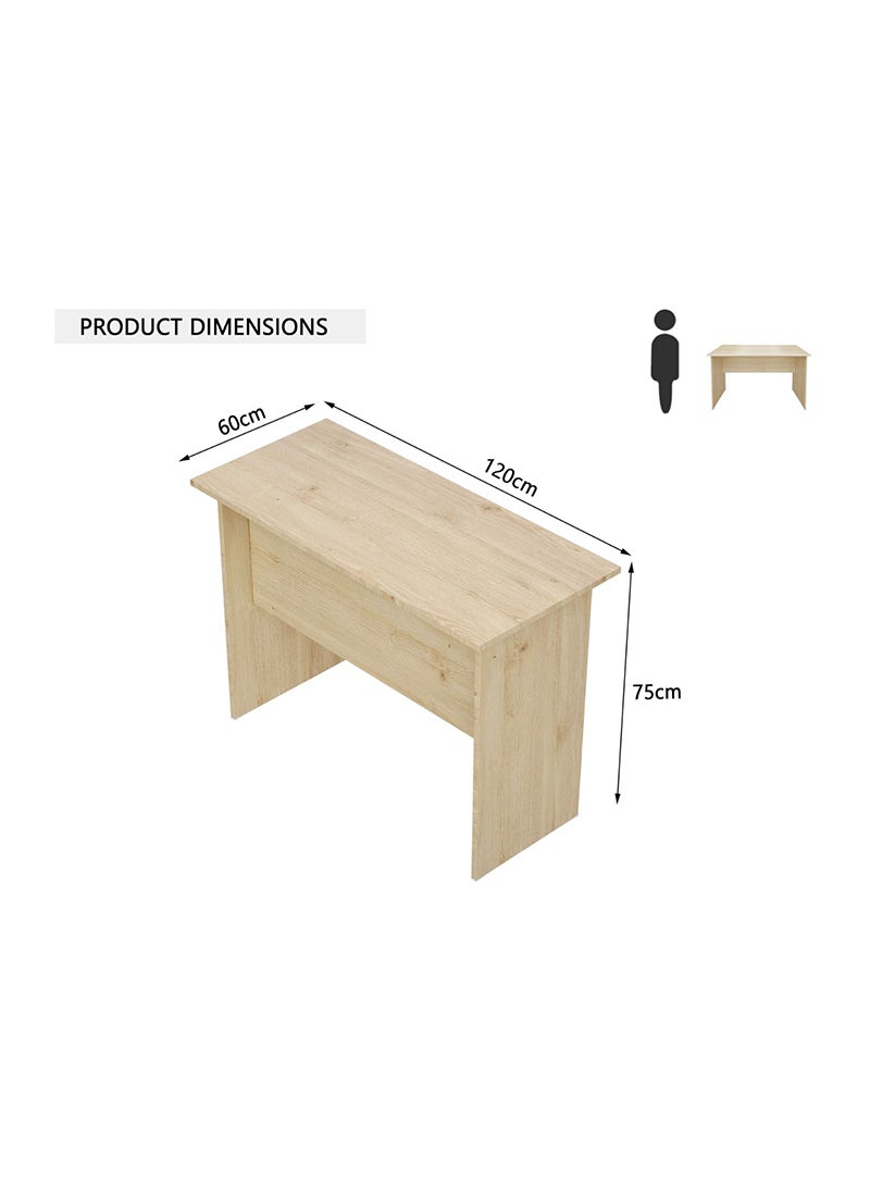 Mahmayi - Mahmayi MP1 120x60 Writing Table With Drawers - Oak - Image 1