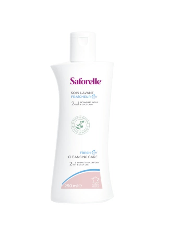 Saforelle Fresh Cleansing Care for Intimate and Body Hygiene 250ml - Image 2