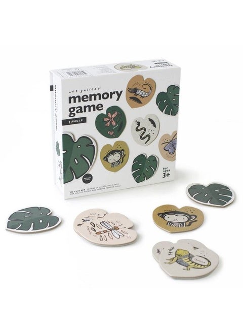 Memory Game Jungle Animals And Plants Brain Building Matching Activity Animal Recognition Motor Skills Creative Play And Problem Solving For Children