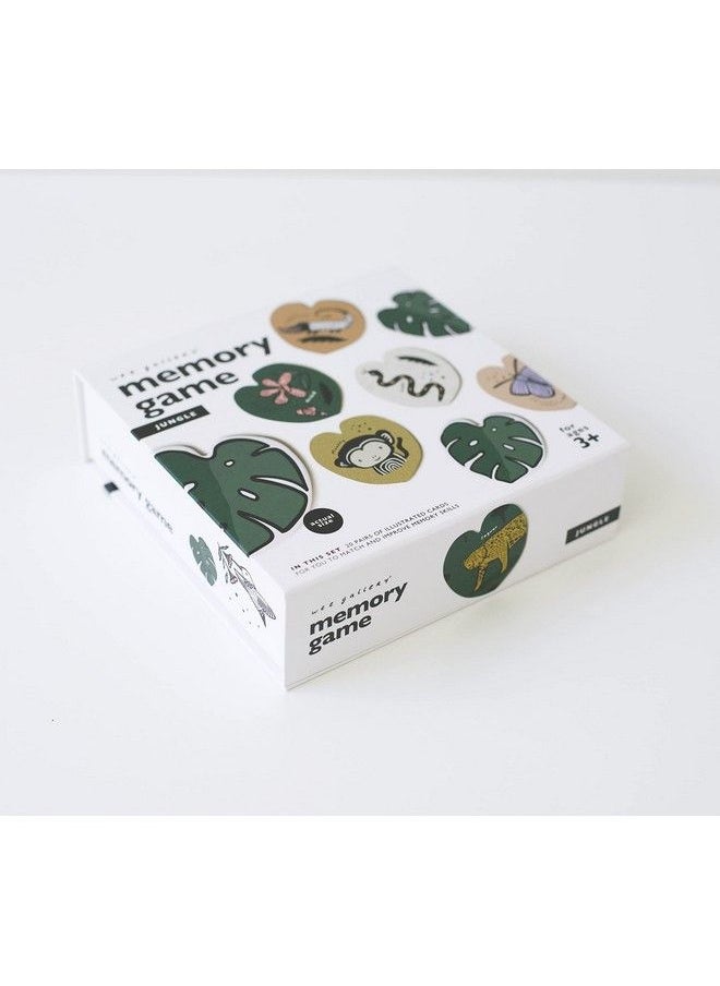 Wee Gallery - Memory Game Jungle Animals And Plants Brain Building Matching Activity Animal Recognition Motor Skills Creative Play And Problem Solving For Children - Image 1