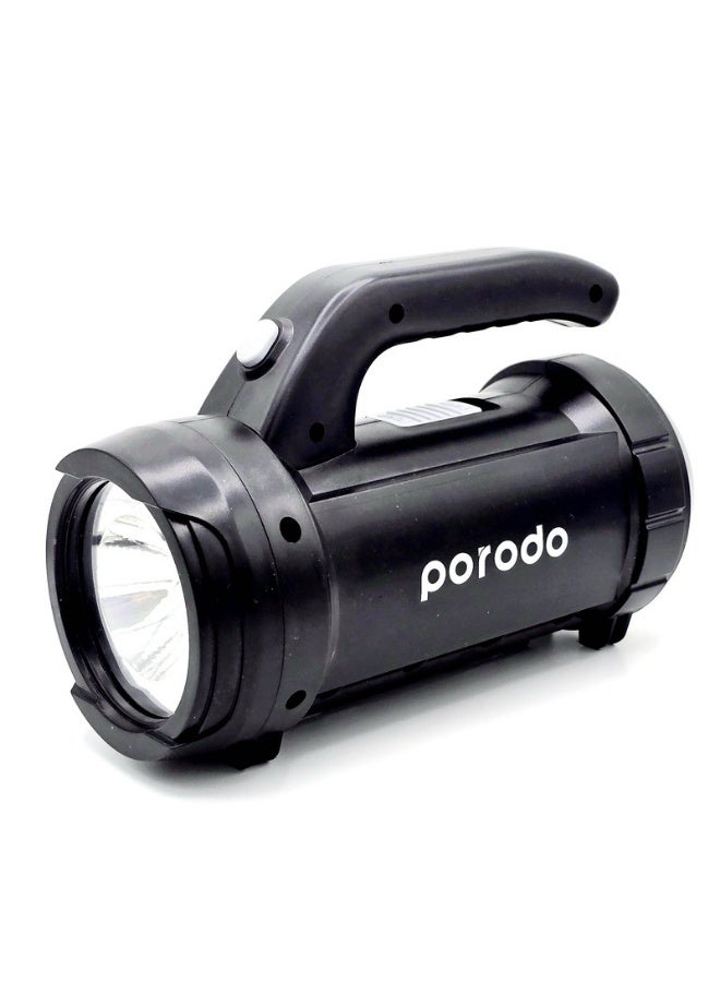 Porodo Lifestyle 18-in-1 Flashlight Toolbox Set with Hex Key, Measuring Tape, Cutter, Screwdriver Bits and Sockets