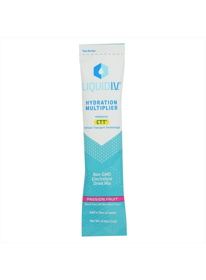 Liquid IV Liquid IV Passion Fruit Hydration Multiplier Single, 0.56 OZ  - Image 1