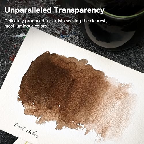 PHOENIX Professional Watercolor Paint Set - 18 Colors Half Pan Water Color Paint Palette with Tin Box, Portable Travel Watercolors for Adults, Artists - Image 4