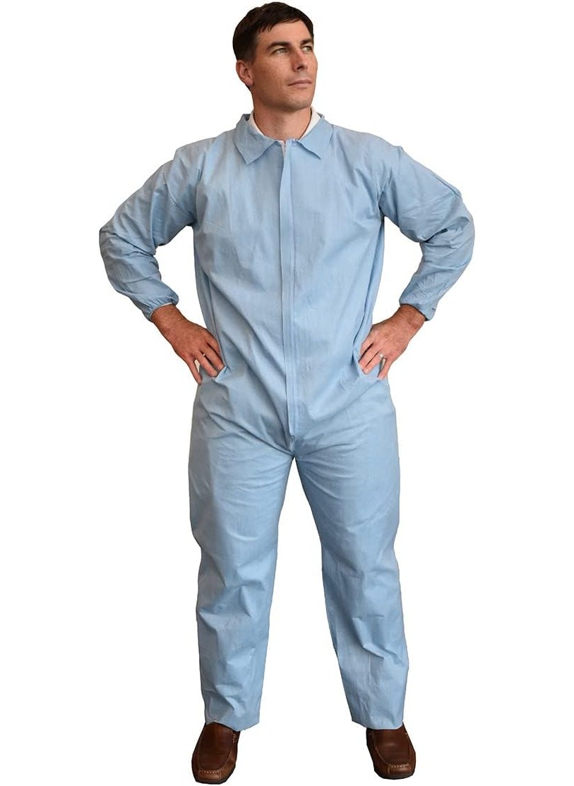 Cordova Cordova FRC150 Disposable Coveralls Fire Resistant Protection SelfExtinguishing for Protection from Contaminants and Sparks Elastic Wrists and Back 25Pack 2XLarge  - Image 1