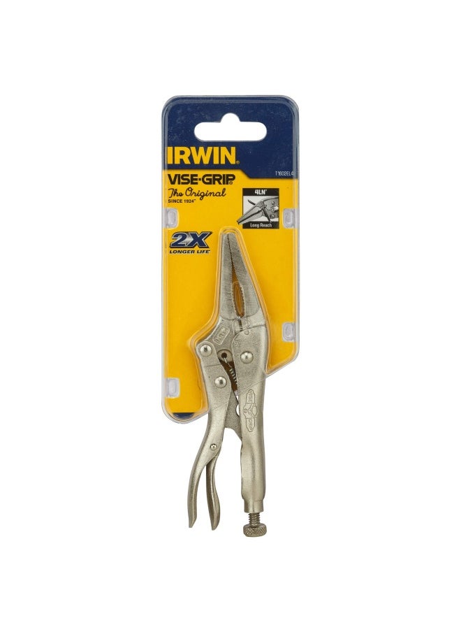 Irwin Vise Grip Original Locking Pliers Long Nose 4 Inch 1602L3