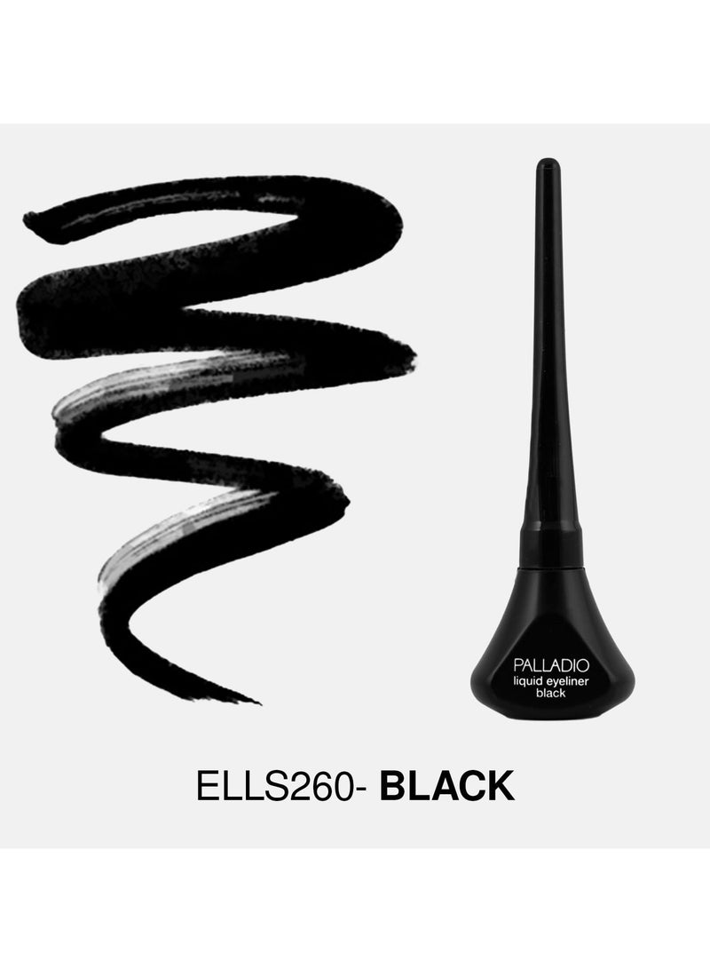 بالاديو آيلاينر سائل من بالاديو، مقاوم للتلطخ وطويل الثبات، ELLS260 – أسود - Image 2