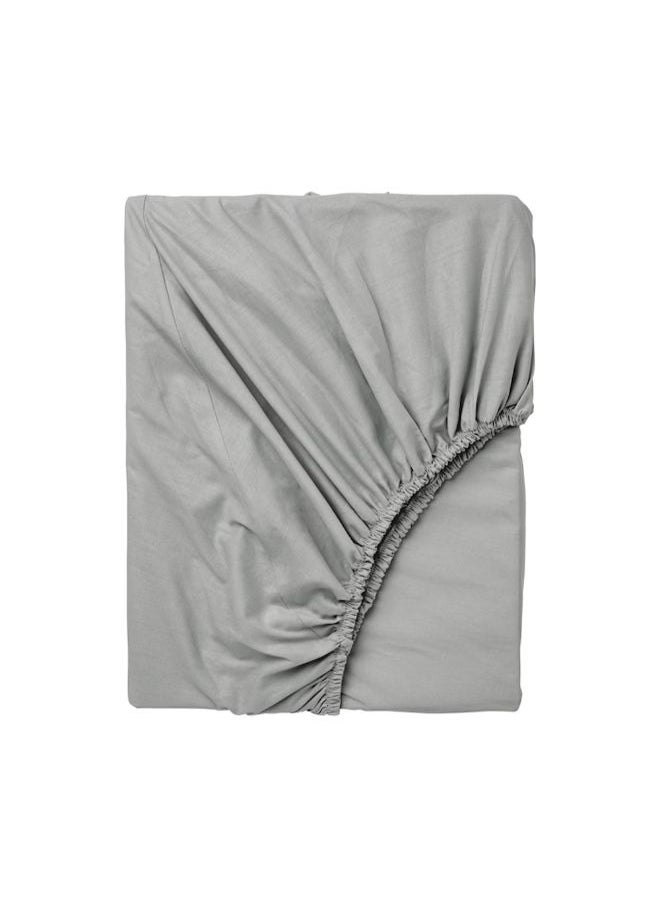BYFT Orchard Exclusive (Grey) King Size Fitted Sheet and Pillow covers (Set of 3 Pcs) Cotton percale Weave, Soft and Luxurious, High Quality Bed linen -180 TC  - Image 2
