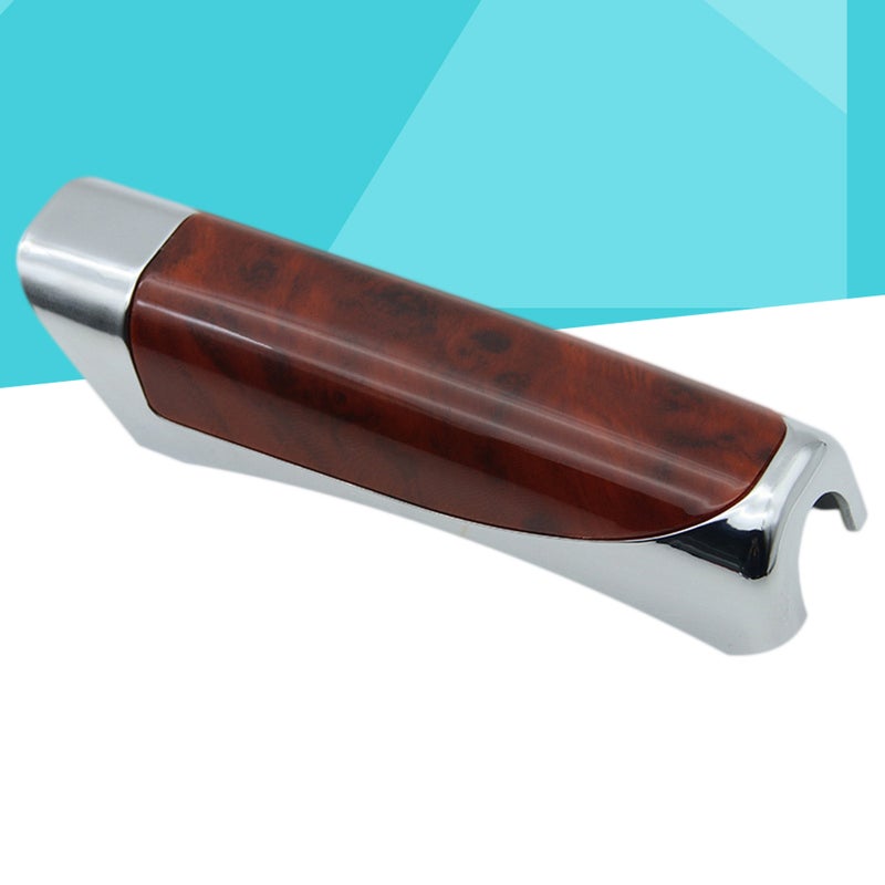 Practical Cover Universal Handbrake Cover Protector for Car (Red Wood Grain) - Image 3