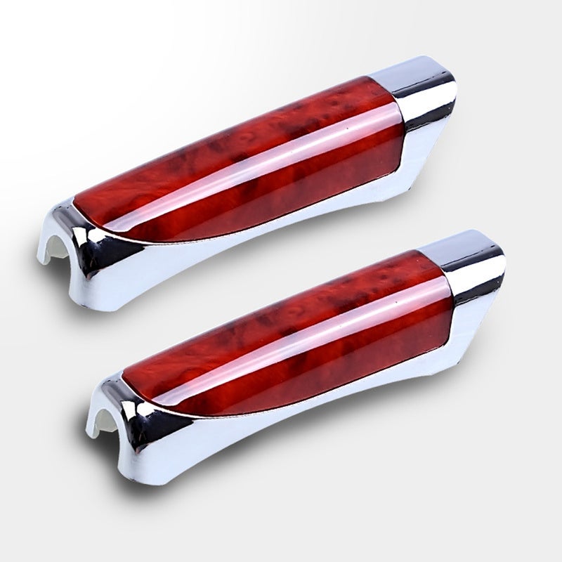 Practical Cover Universal Handbrake Cover Protector for Car (Red Wood Grain) - Image 4