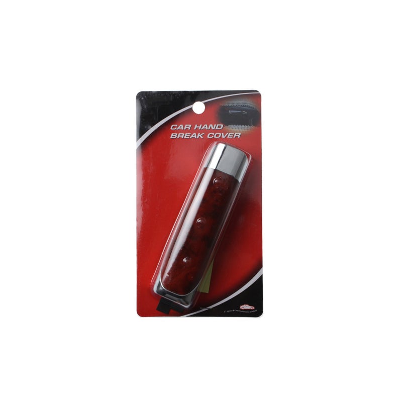 Practical Cover Universal Handbrake Cover Protector for Car (Red Wood Grain) - Image 2