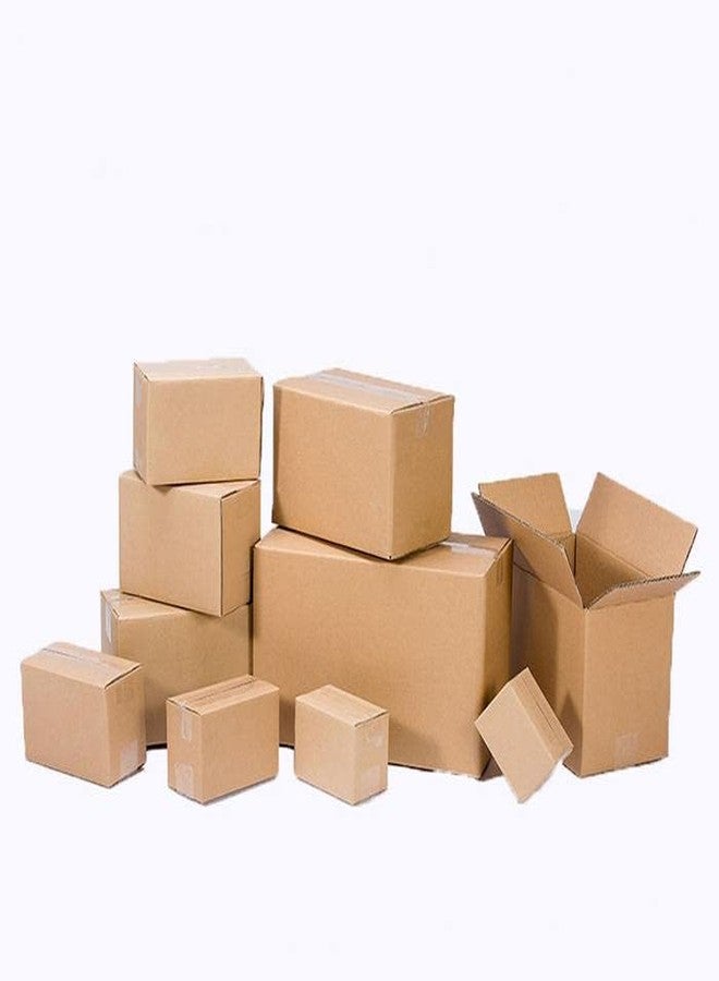 Shri Ram Packaging® Corrugated Packing Box, Brown, 8"L X 8"W X 3"H -Pack of 25 - Image 3