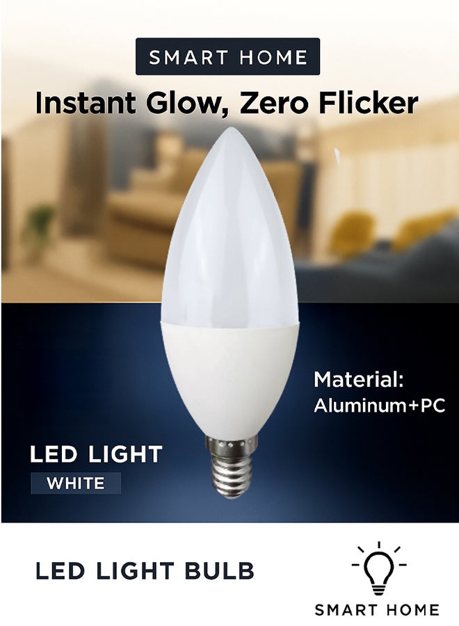 MODI D022 LED Candle MD-TB1505 7W E14 Diffuse SL-WW Pack of 5  - Image 4